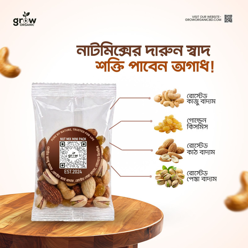 30 Pcs Premium Nut mix mini pack+100 Pcs Seed mix mini pack