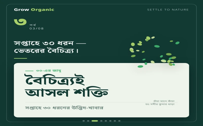 পর্ব ৩ — ৩০-এর জাদু: বৈচিত্র্যই সবচেয়ে বড় শক্তি